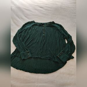 EUC lucky brand quarter sleeve blouse